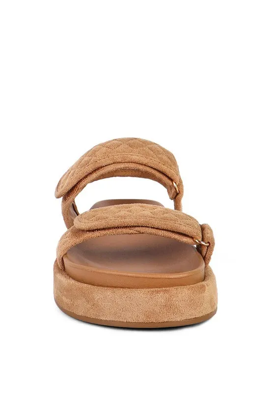 Anvil Quilted Platform Sandals
