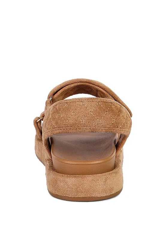 Anvil Quilted Platform Sandals