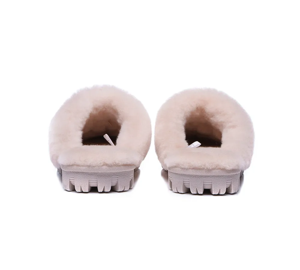 Australian Shepherd® UGG Slippers Double Face Sheepskin Unisex Waffle Scuff