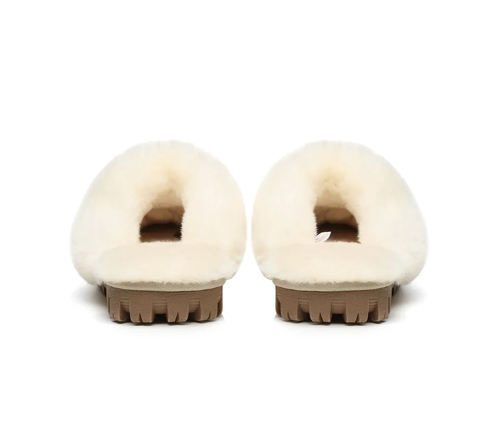 Australian Shepherd® UGG Slippers Double Face Sheepskin Unisex Waffle Scuff