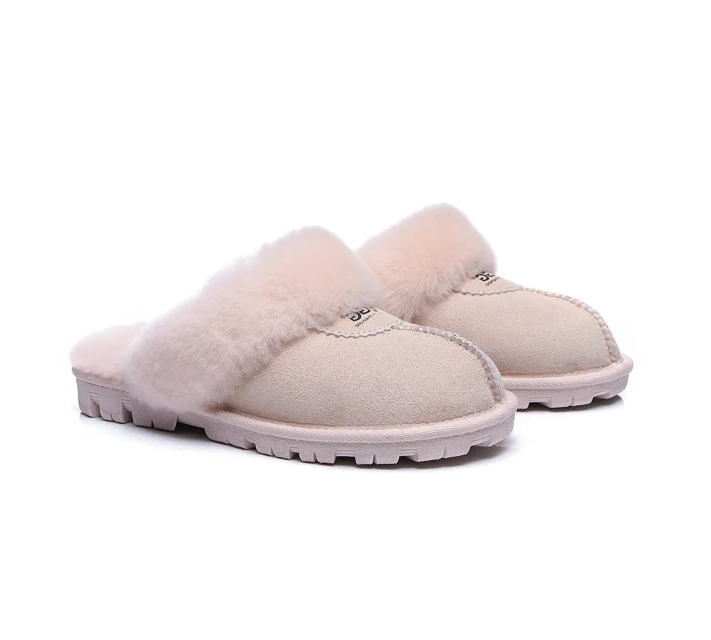 Australian Shepherd® UGG Slippers Double Face Sheepskin Unisex Waffle Scuff