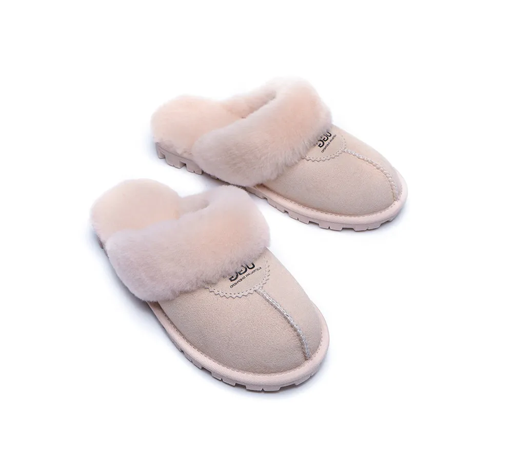 Australian Shepherd® UGG Slippers Double Face Sheepskin Unisex Waffle Scuff