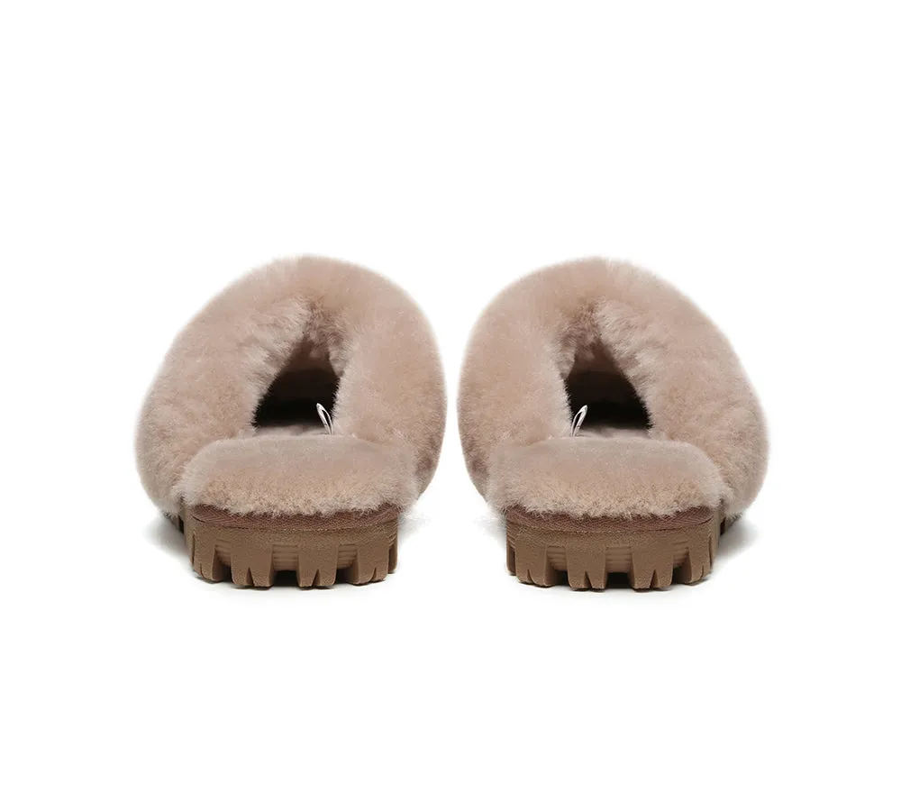 Australian Shepherd® UGG Slippers Double Face Sheepskin Unisex Waffle Scuff