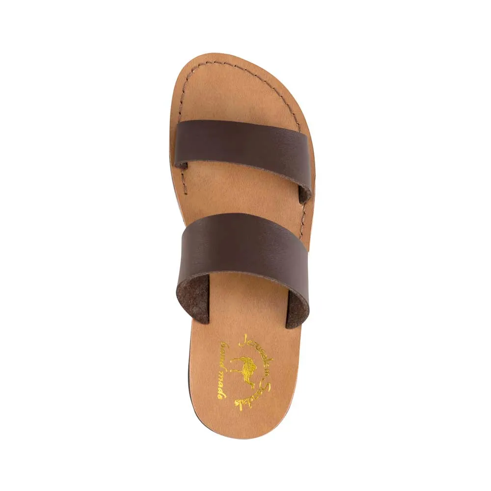 Aviv Vegan - Leather Alternative Sandal | Brown