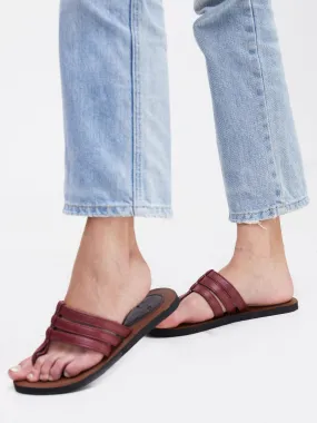 Biba Trends Collections Maroon Sandals - Maroon / Brown