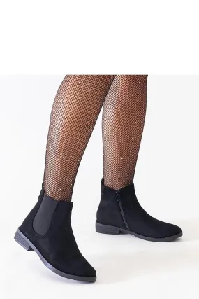 Black classic ankle boots