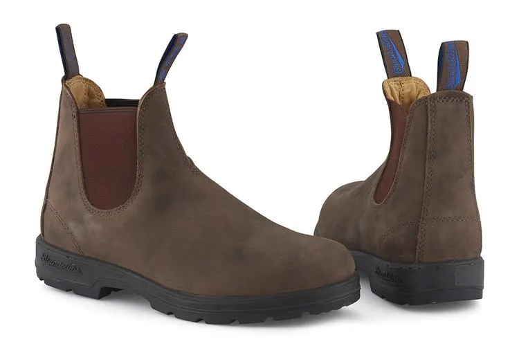 Blundstone Women's 584 Leather Chelsea Boots Rustic Brown