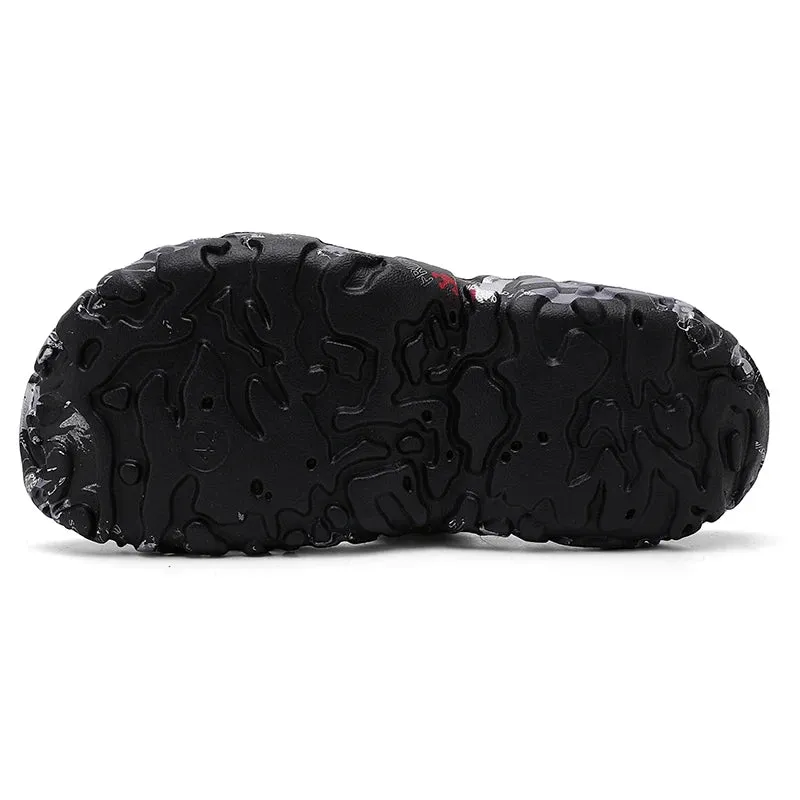 Camouflage Platform Slides for Men and Women Clogs Beach Sandals