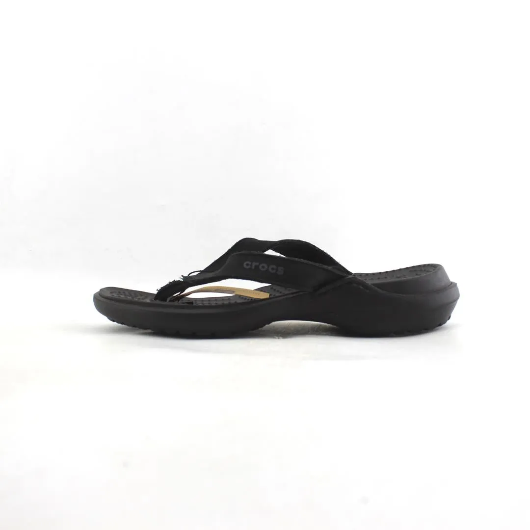 CROCS CAPRI  BIJOU BLACK RELAXED FIT