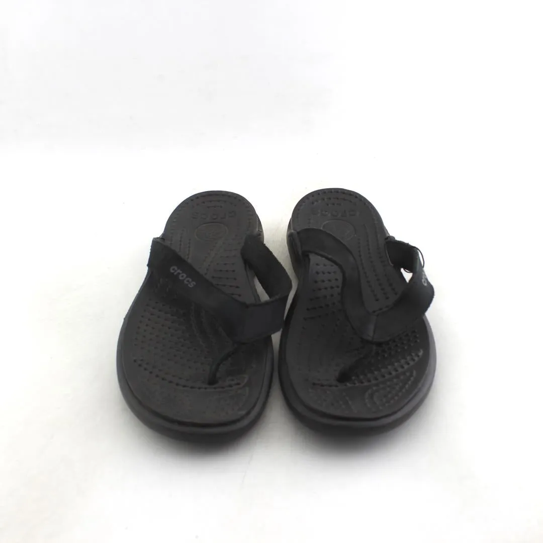 CROCS CAPRI  BIJOU BLACK RELAXED FIT