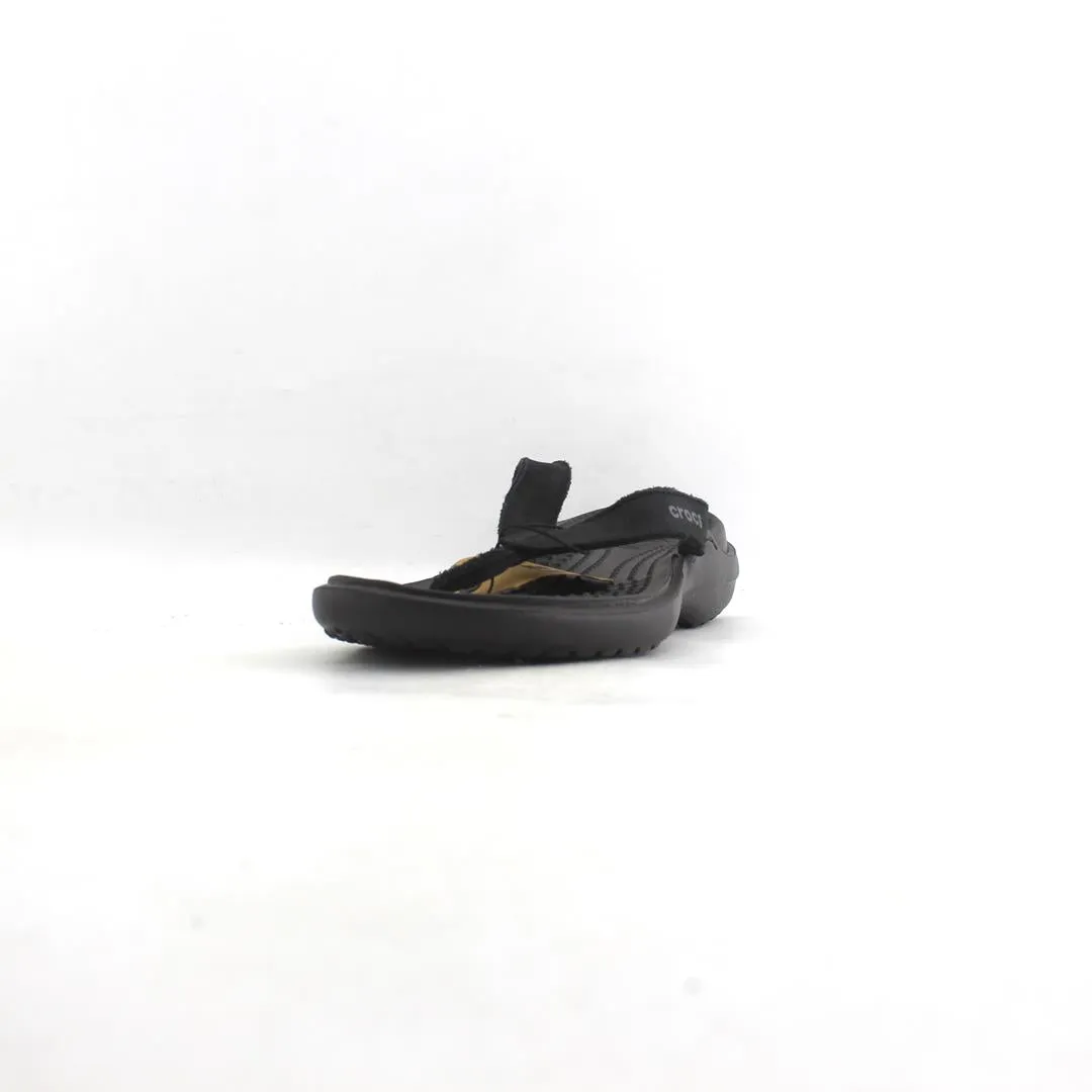 CROCS CAPRI  BIJOU BLACK RELAXED FIT