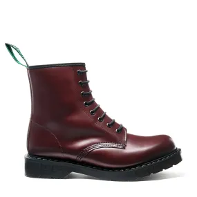 Derby Boot 8-Loch - Oxblood Hi-Shine