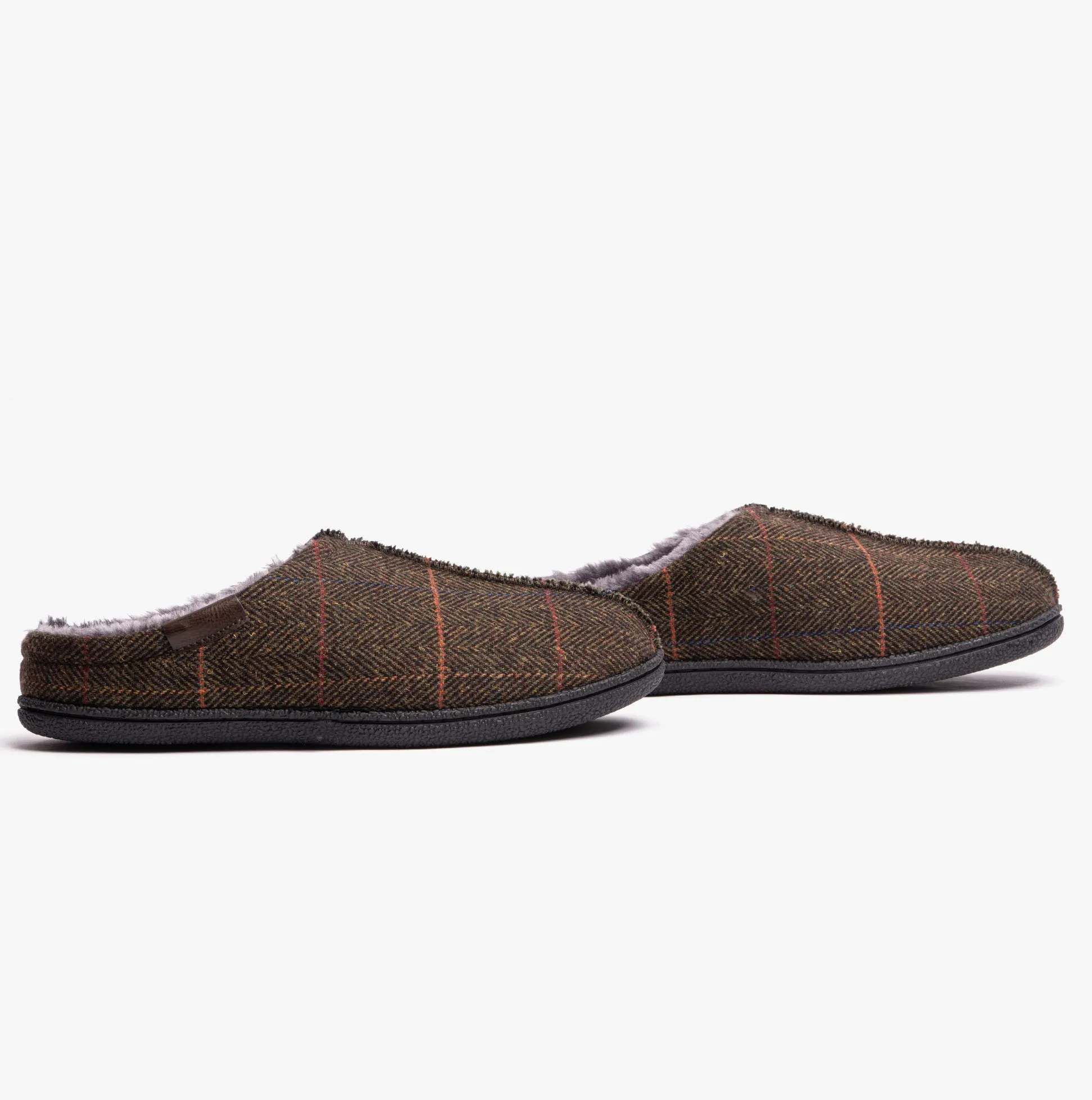 Dr Keller BARNEY Mens Mule Slippers Green