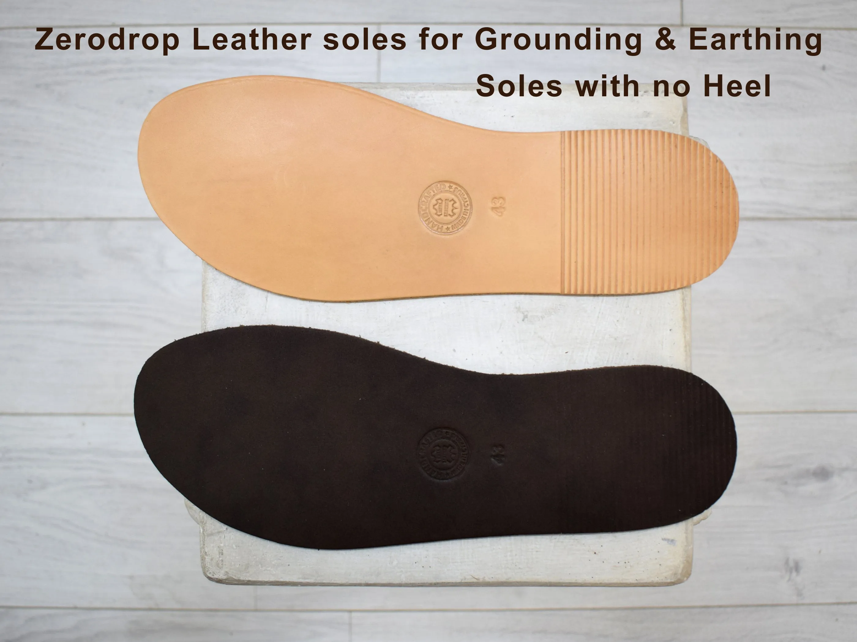 Earthing grounding barefoot Zero drop sandals for men