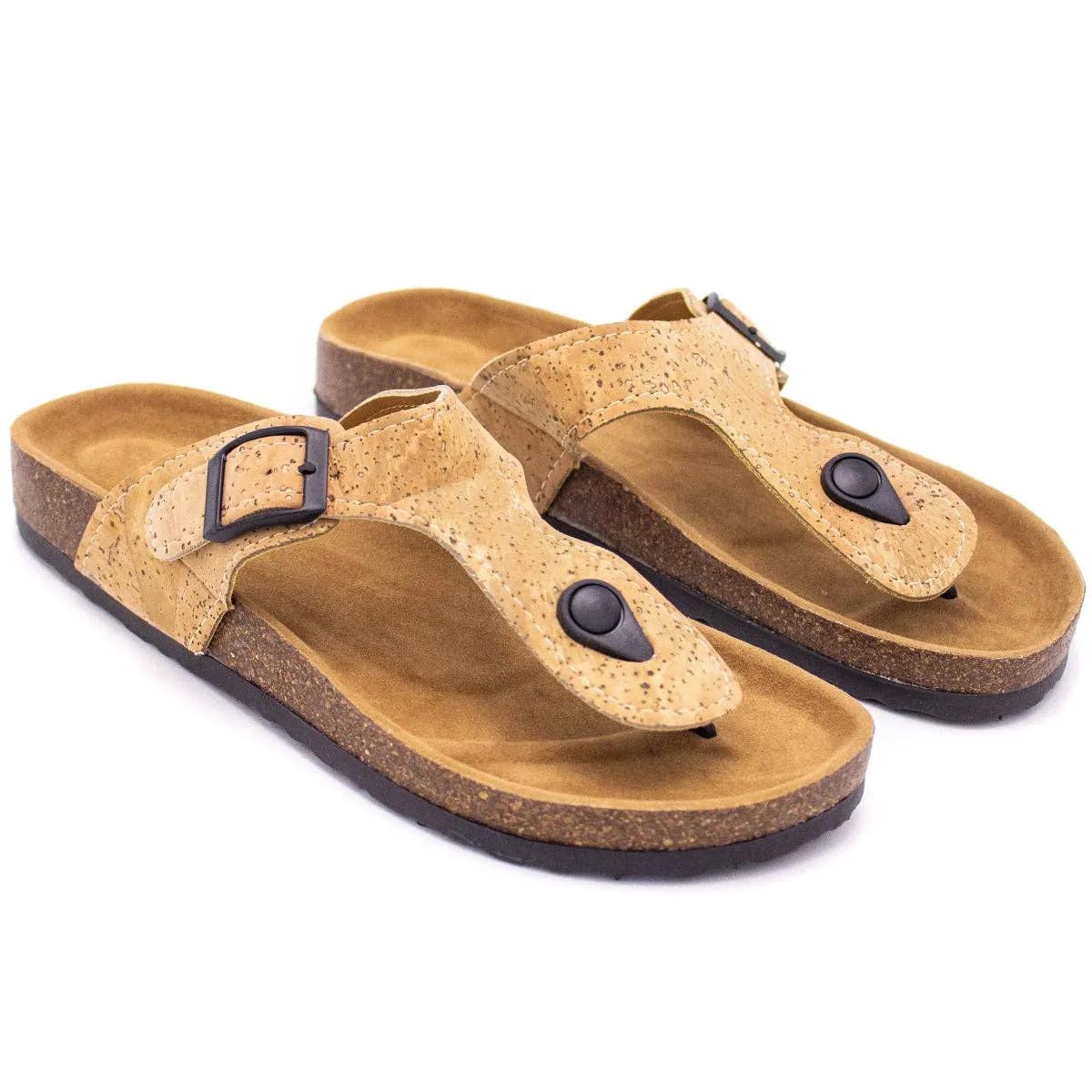 Eco-Friendly Comfort: Summer Cork Sandals for Women