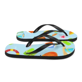 Epic Slip Resistant Beach Print Flip Flops Summer