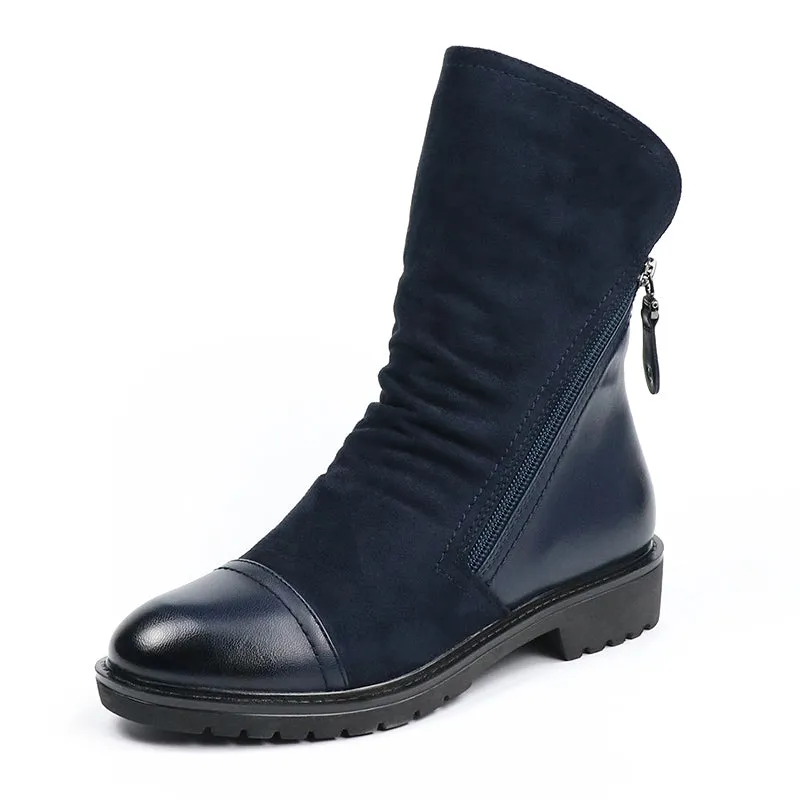 Fashion Faux Suede Leather Boots