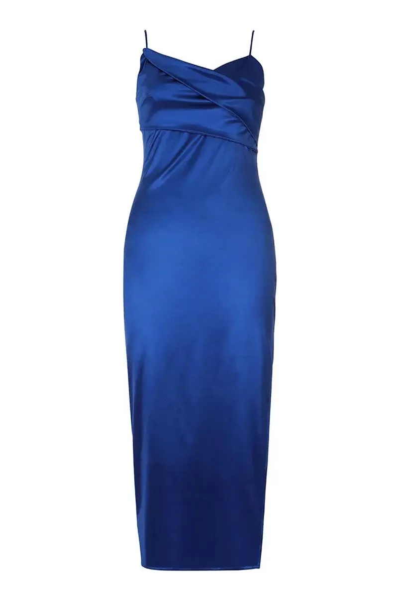 Forever Icon Graceful Satin Midi Dress
