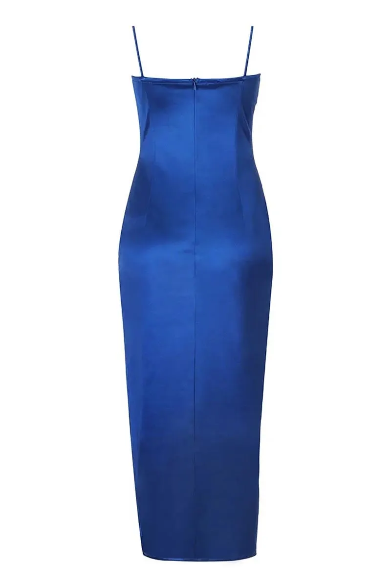 Forever Icon Graceful Satin Midi Dress