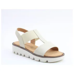Heavenly Feet Ritz Vegan Friendly Sandal STONE