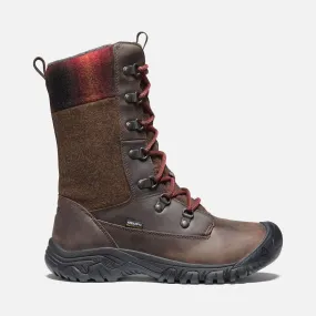 Keen Women's Greta Tall Waterproof Boots- Chestnut/ Mulch