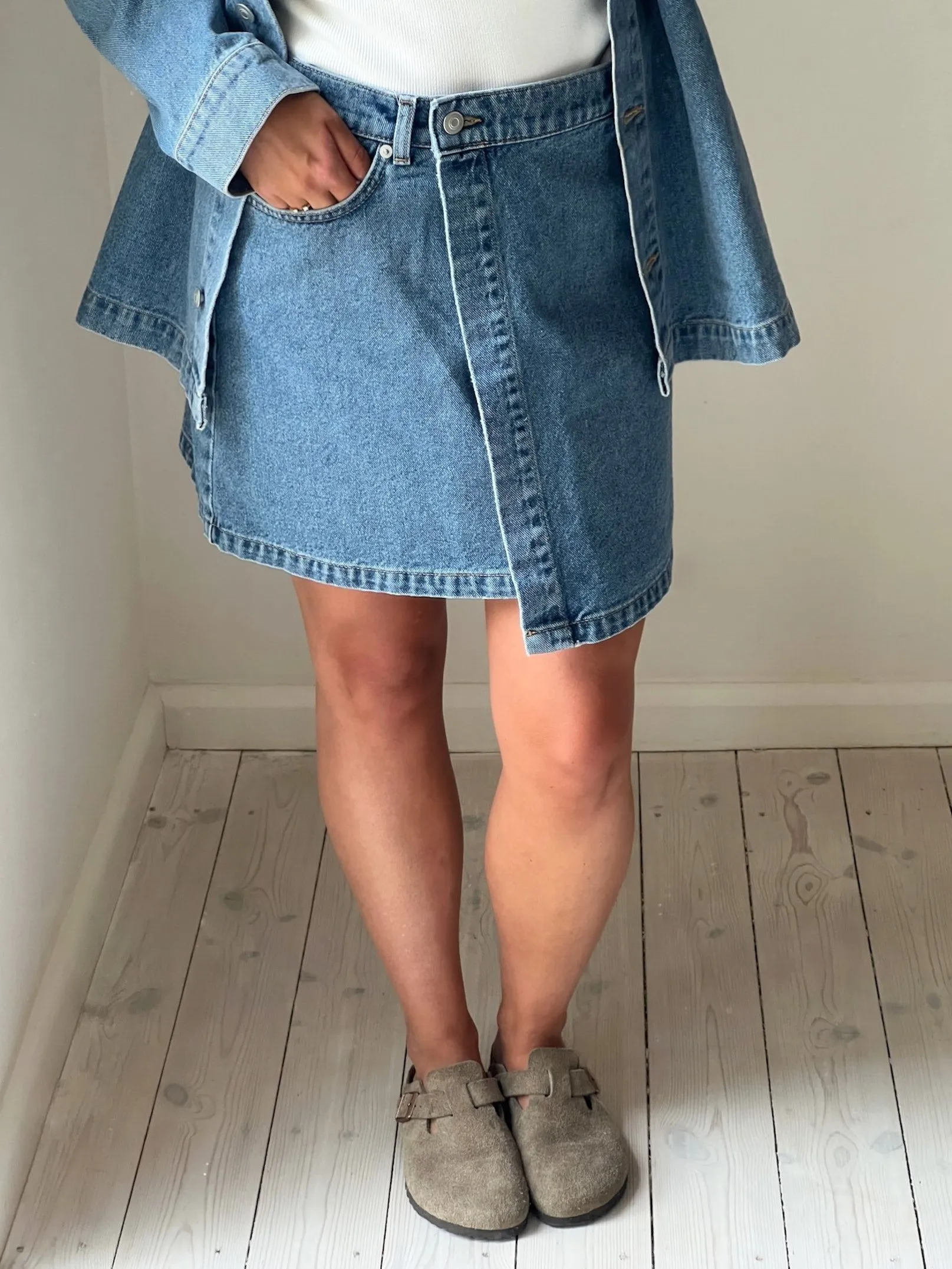 Kendra D Skirt - Vintage Blue