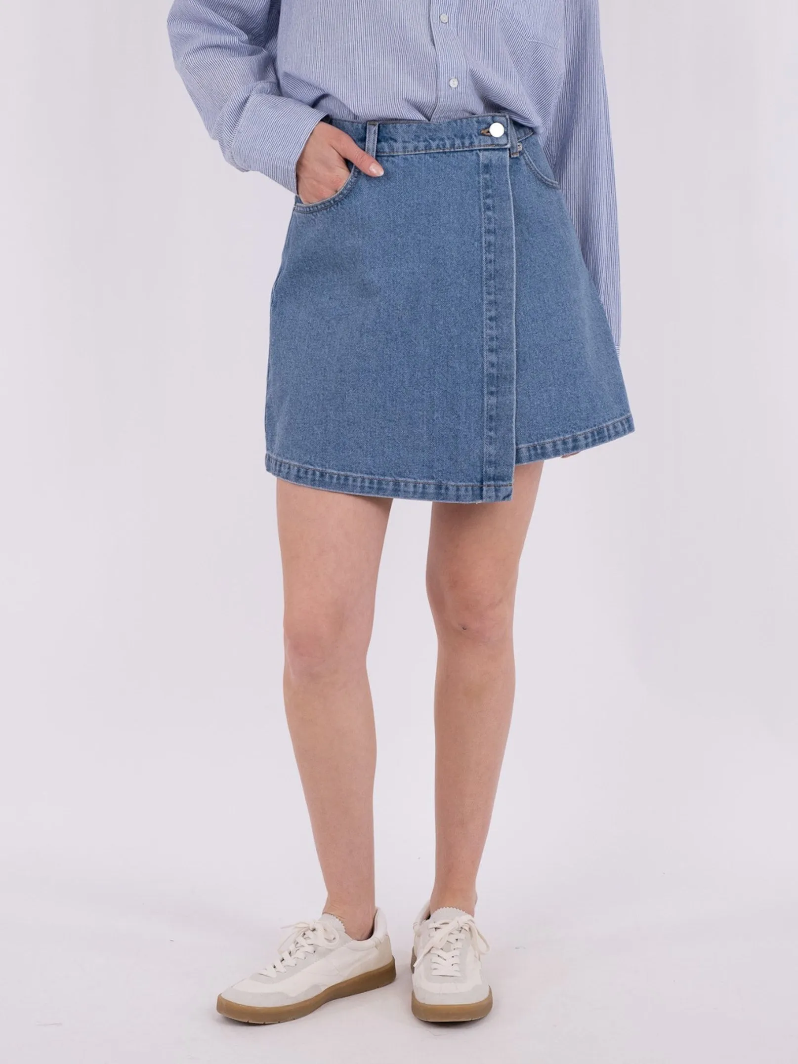 Kendra D Skirt - Vintage Blue