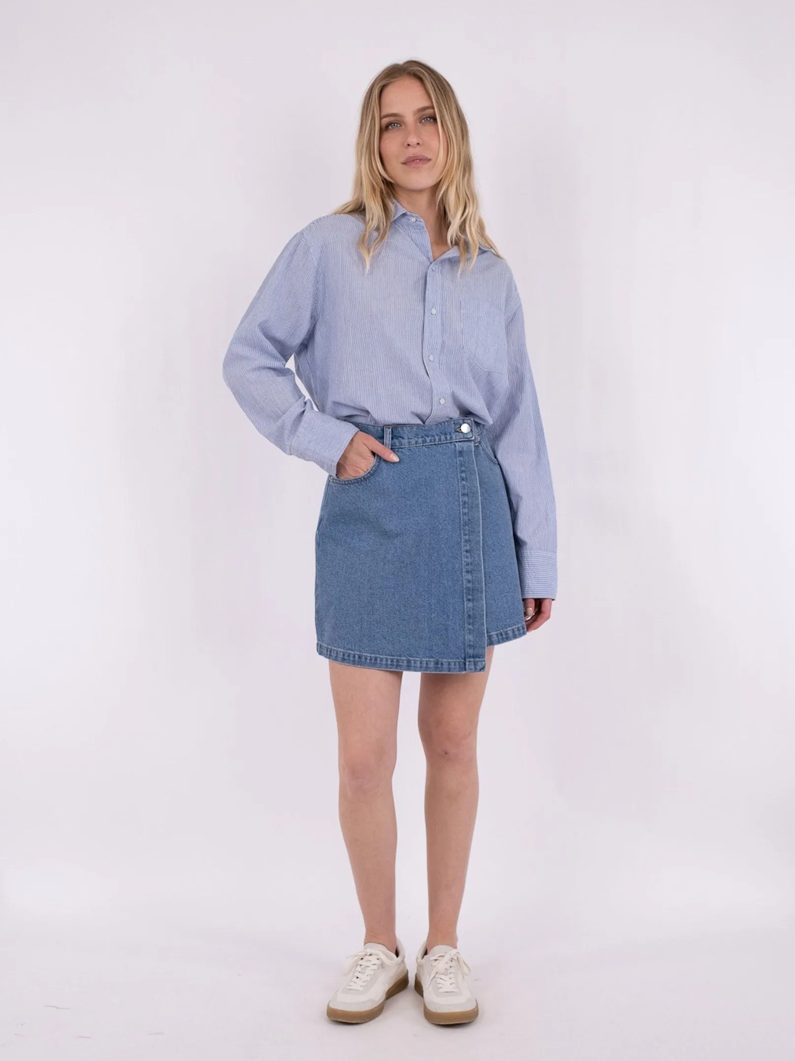 Kendra D Skirt - Vintage Blue