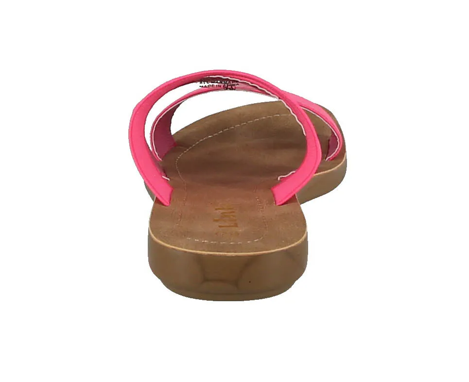KID'S SHOES FUCHSIA FABRIC SANDALS REFORM-21K