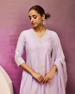 Lady in Lavender Suit
