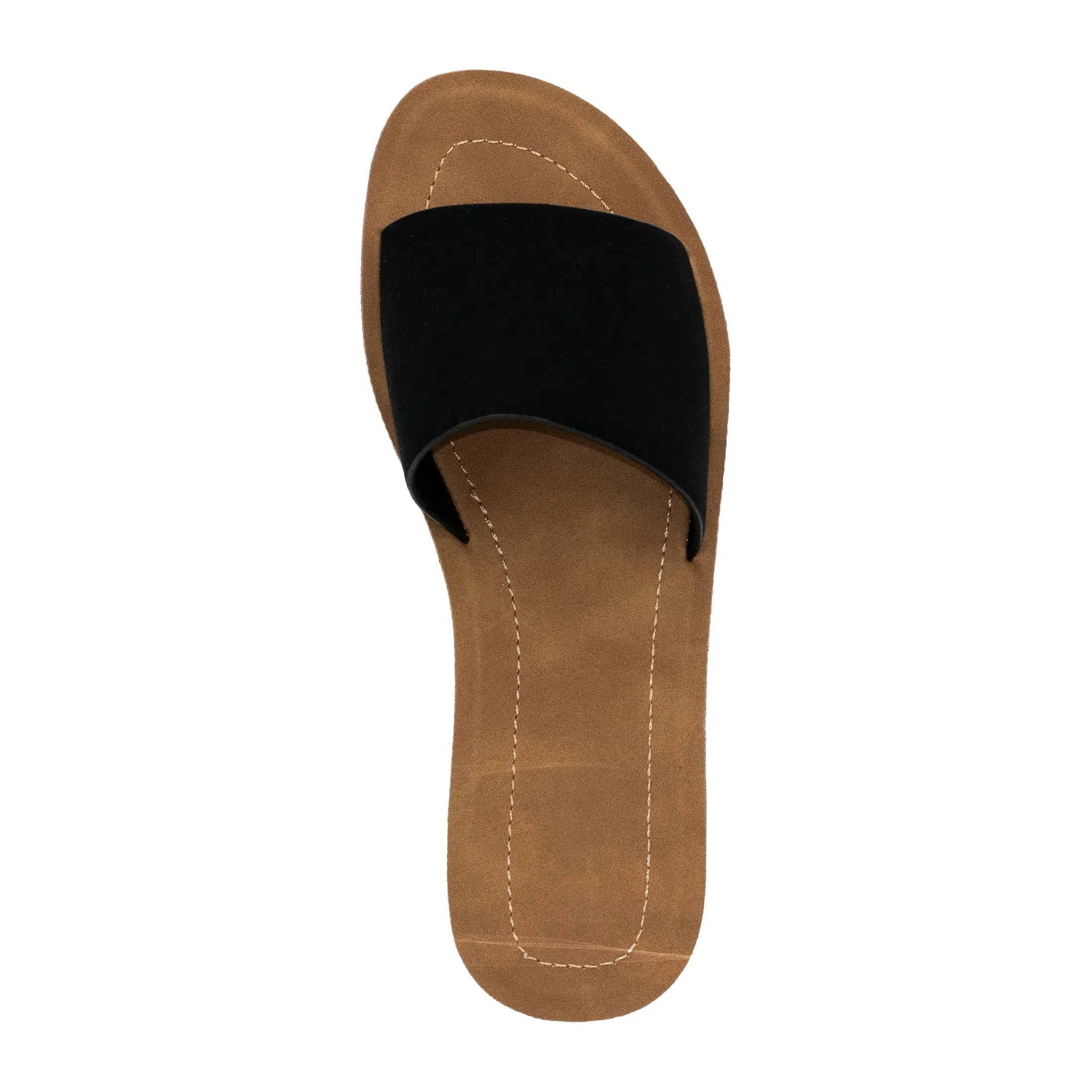 Maia - Comfort Flat Sandals, Padded Insole & Open Round Toe, Perfect for Relaxed Summer Days or Casual Outings