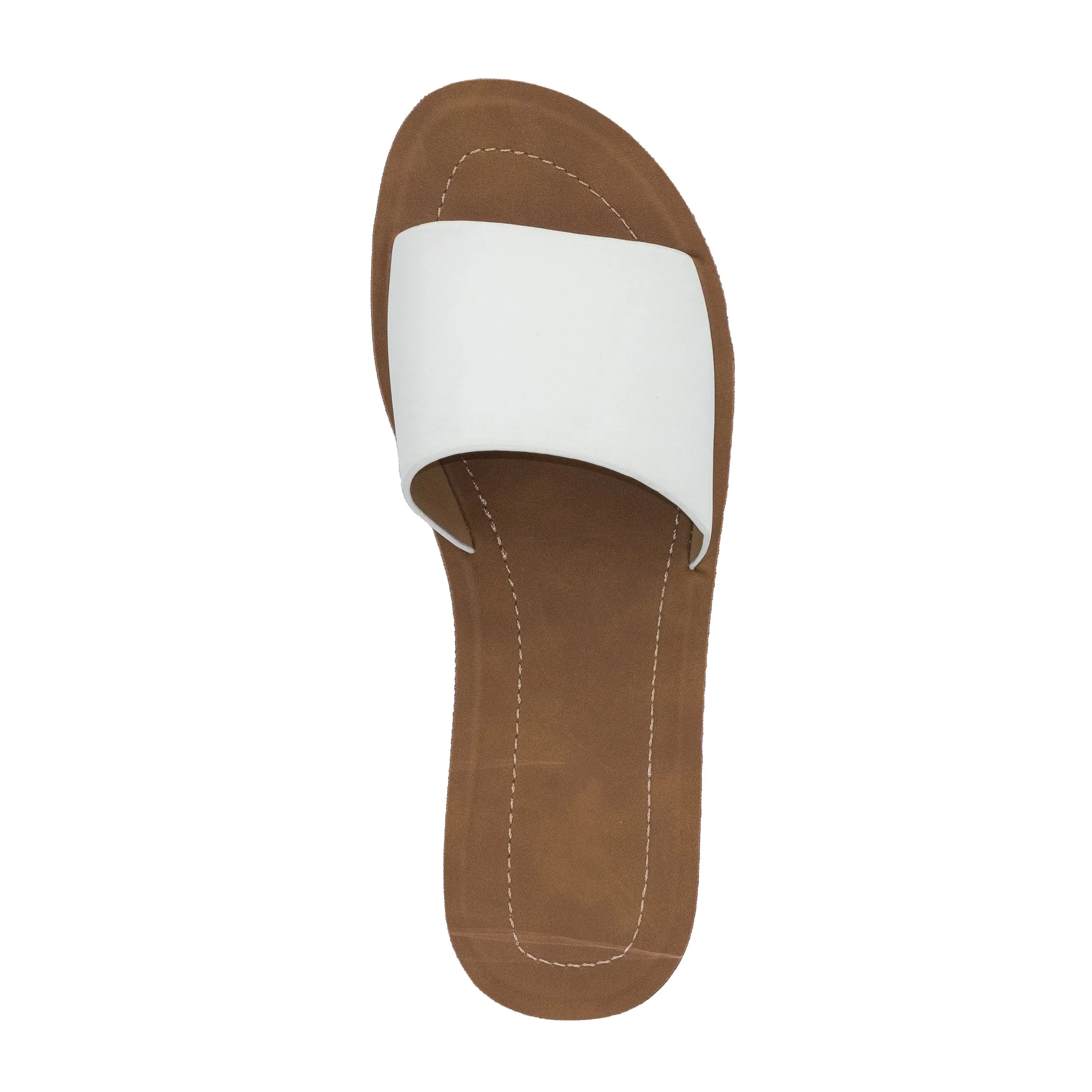 Maia - Comfort Flat Sandals, Padded Insole & Open Round Toe, Perfect for Relaxed Summer Days or Casual Outings