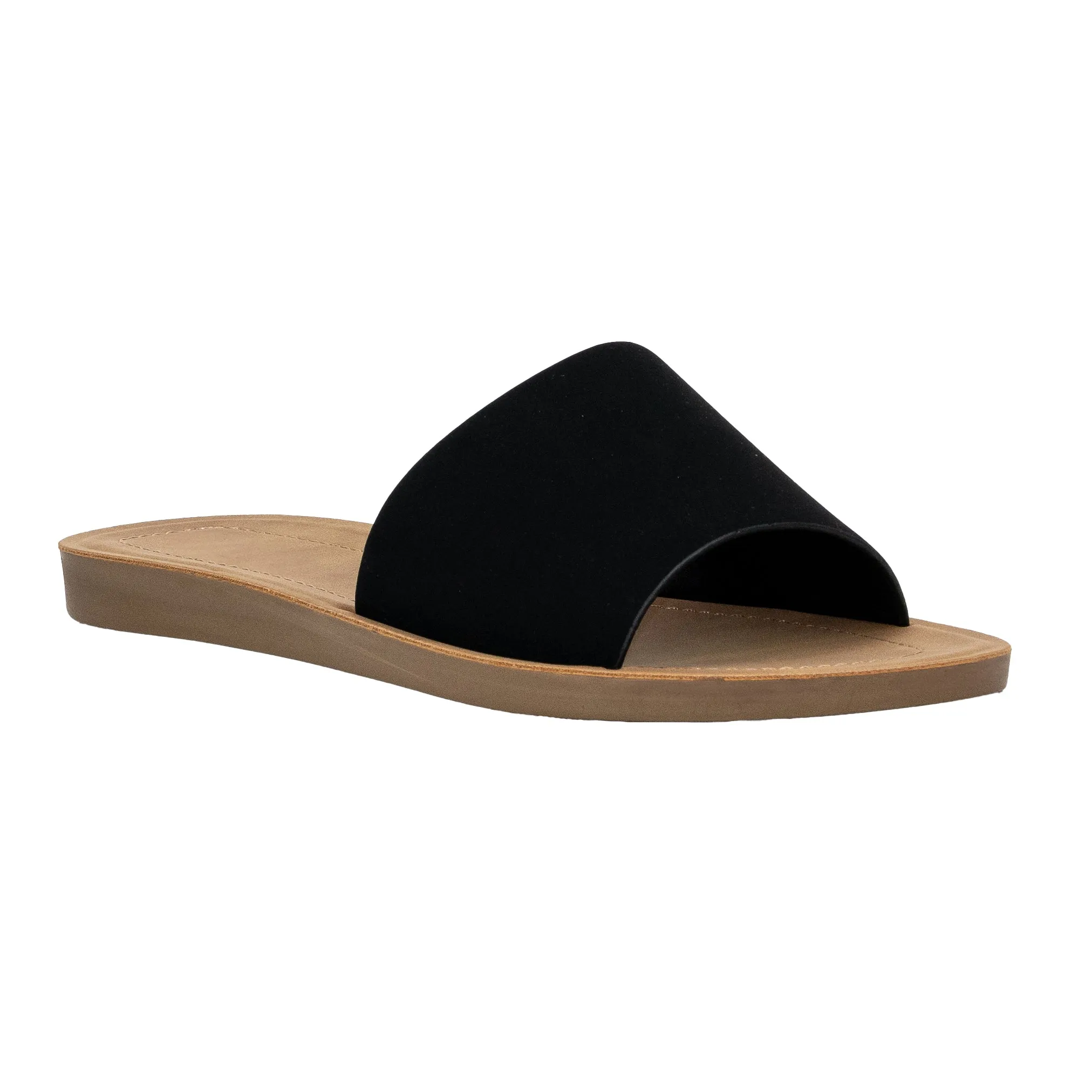 Maia - Comfort Flat Sandals, Padded Insole & Open Round Toe, Perfect for Relaxed Summer Days or Casual Outings