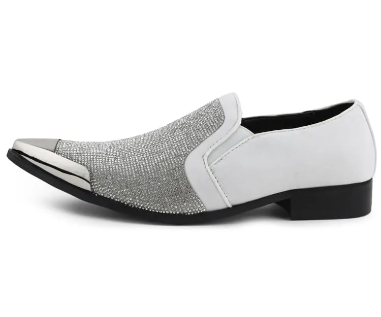 Men Dress Shoes-Dezzy White