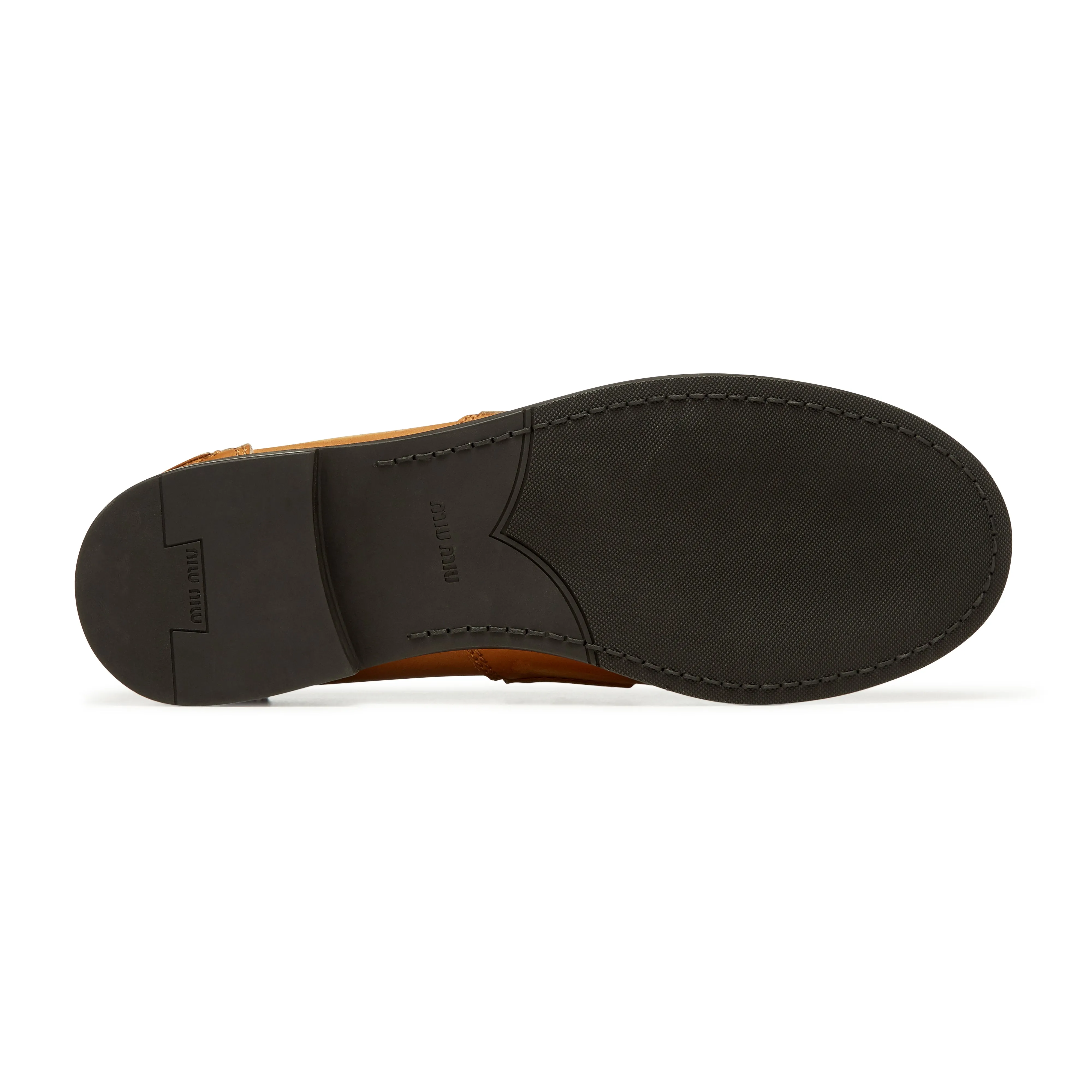Miu Miu - Women's Vintage Effect Loafers - (Natural)