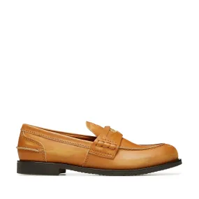 Miu Miu - Women's Vintage Effect Loafers - (Natural)