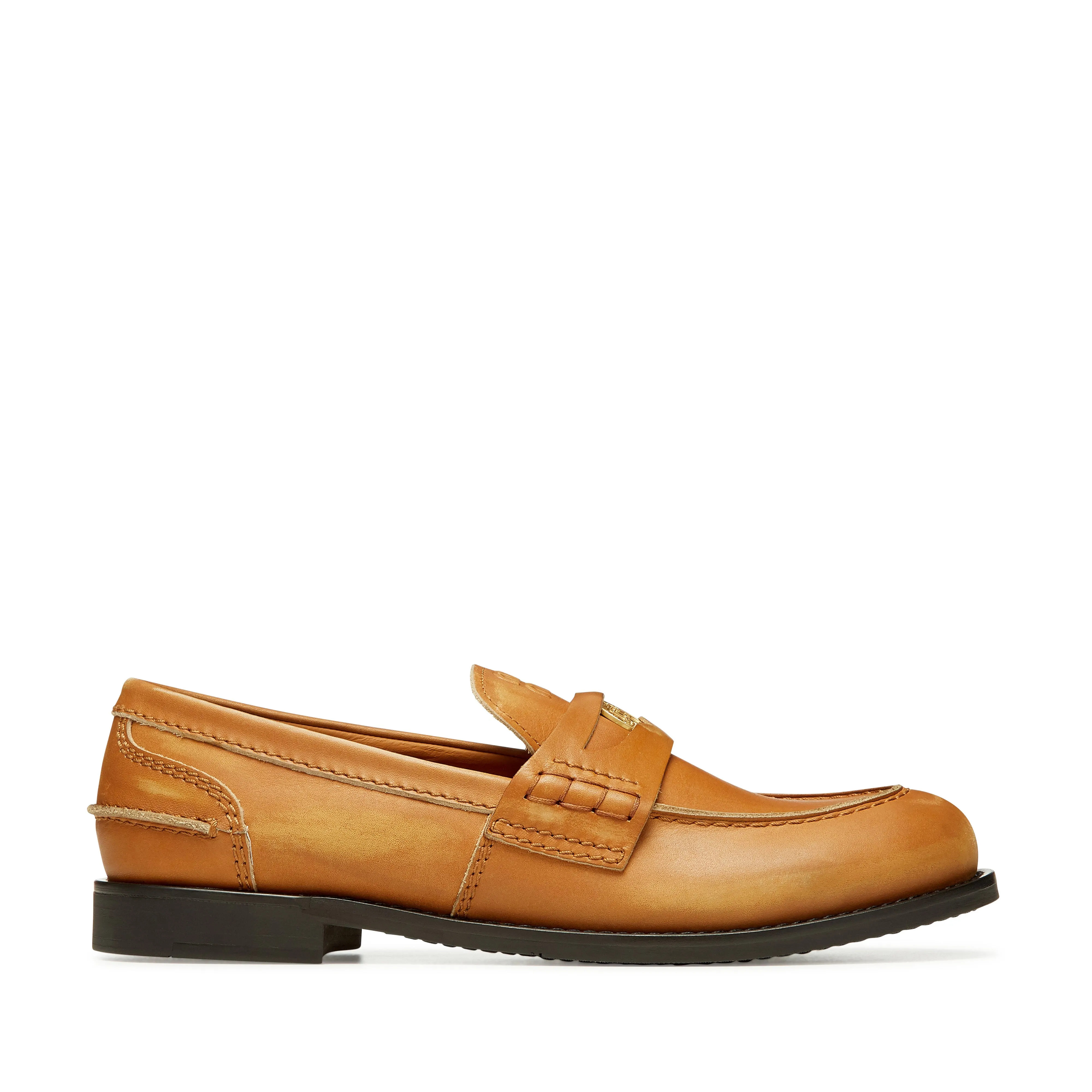 Miu Miu - Women's Vintage Effect Loafers - (Natural)