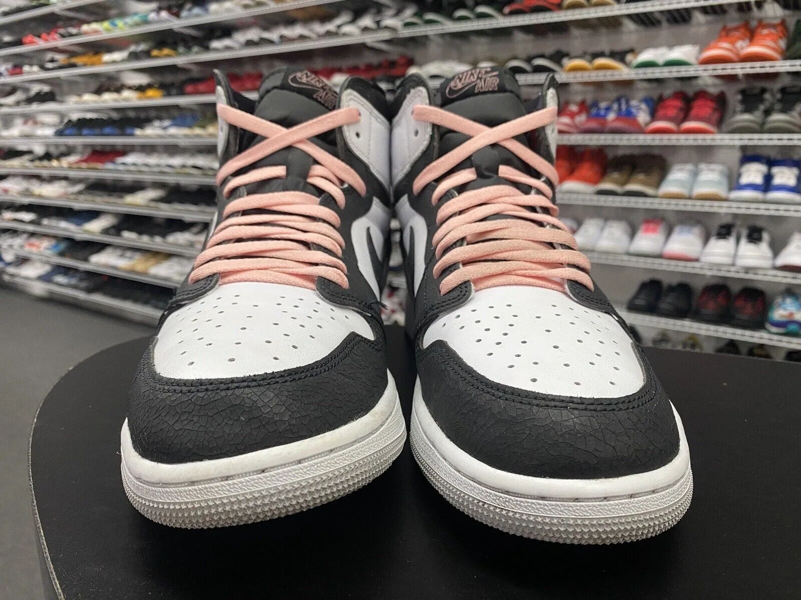 Nike Air Jordan 1 Retro High OG Bleached Coral 555088-108 No Insoles Men's Sz 14