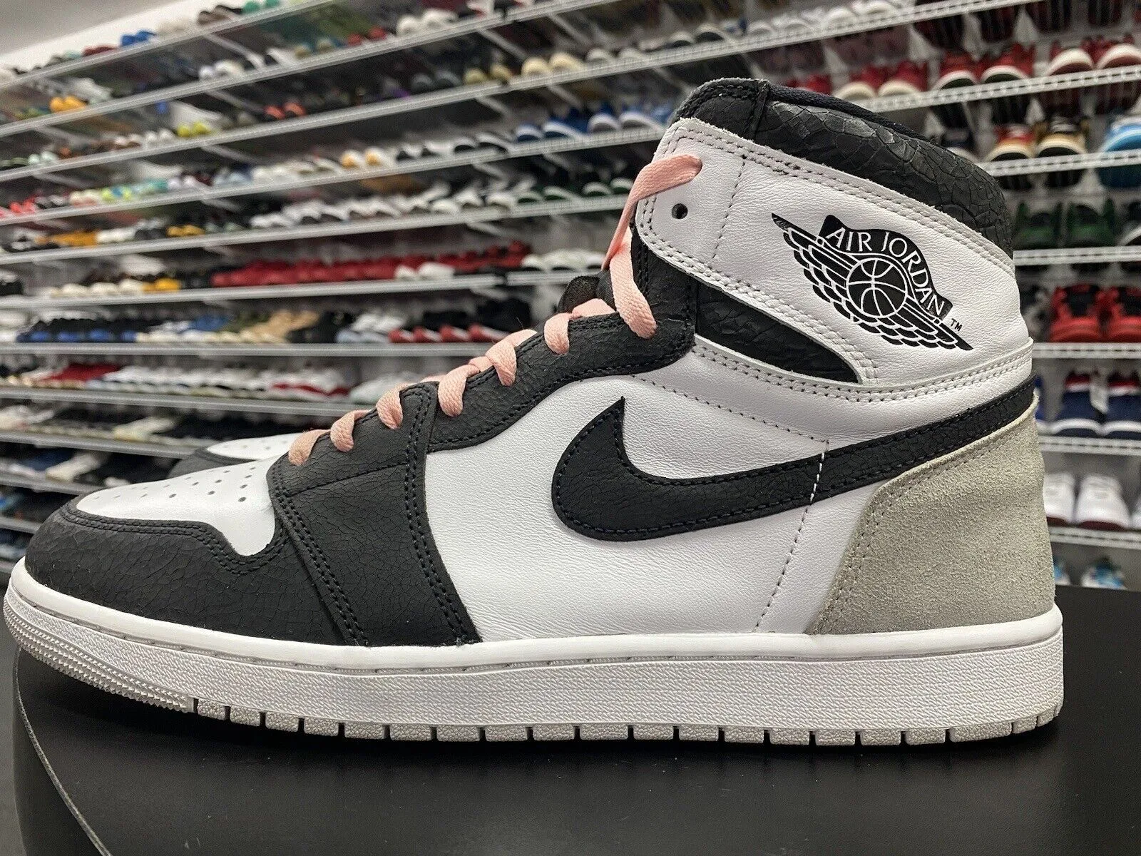 Nike Air Jordan 1 Retro High OG Bleached Coral 555088-108 No Insoles Men's Sz 14