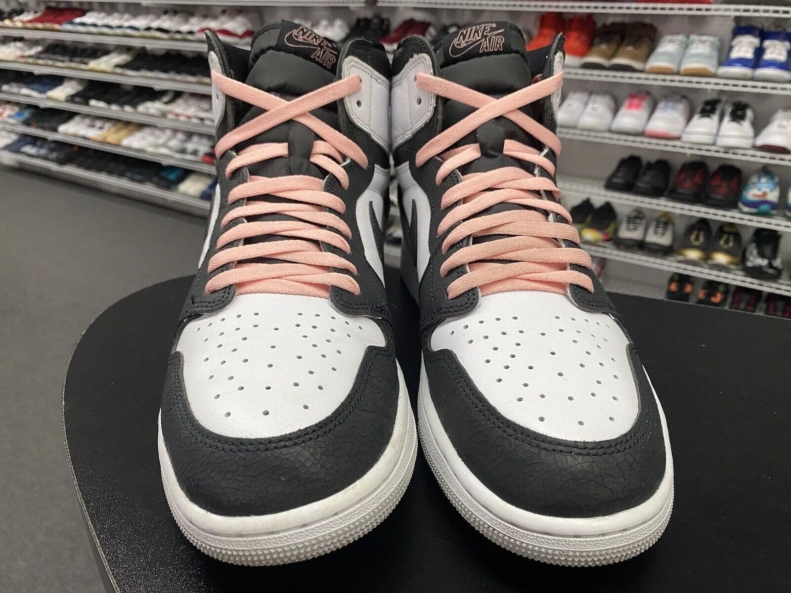 Nike Air Jordan 1 Retro High OG Bleached Coral 555088-108 No Insoles Men's Sz 14