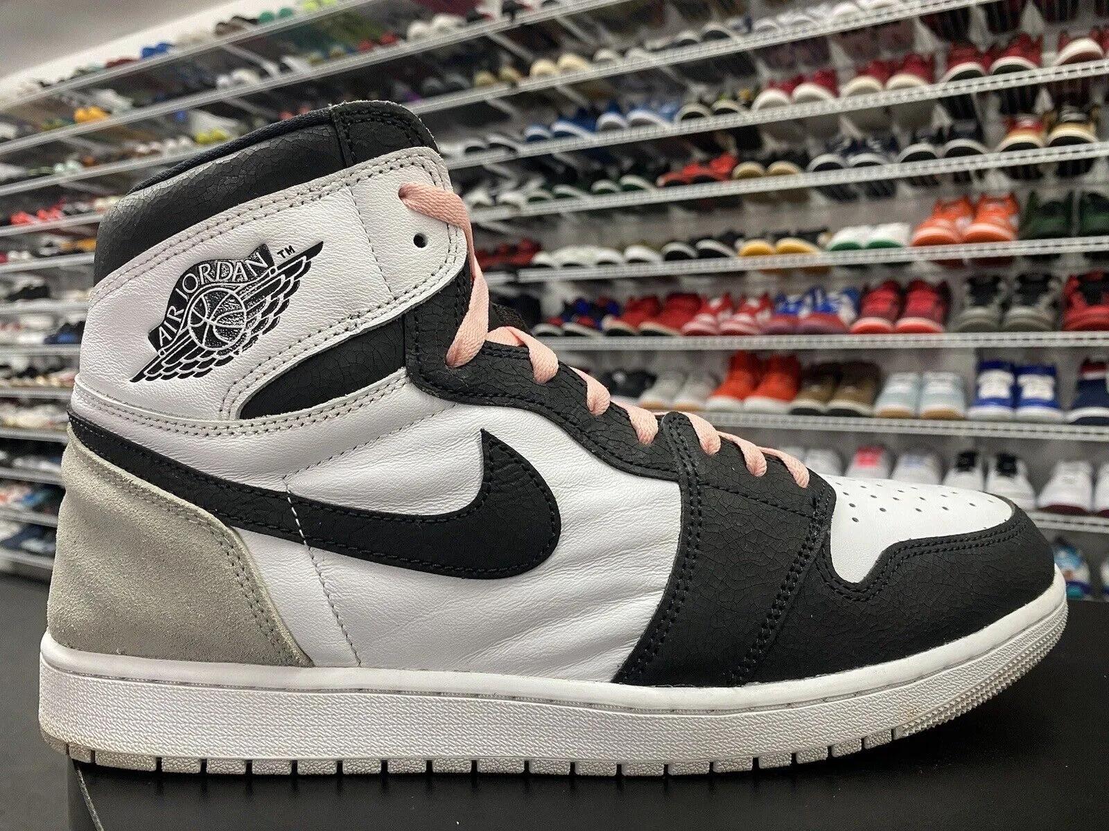 Nike Air Jordan 1 Retro High OG Bleached Coral 555088-108 No Insoles Men's Sz 14