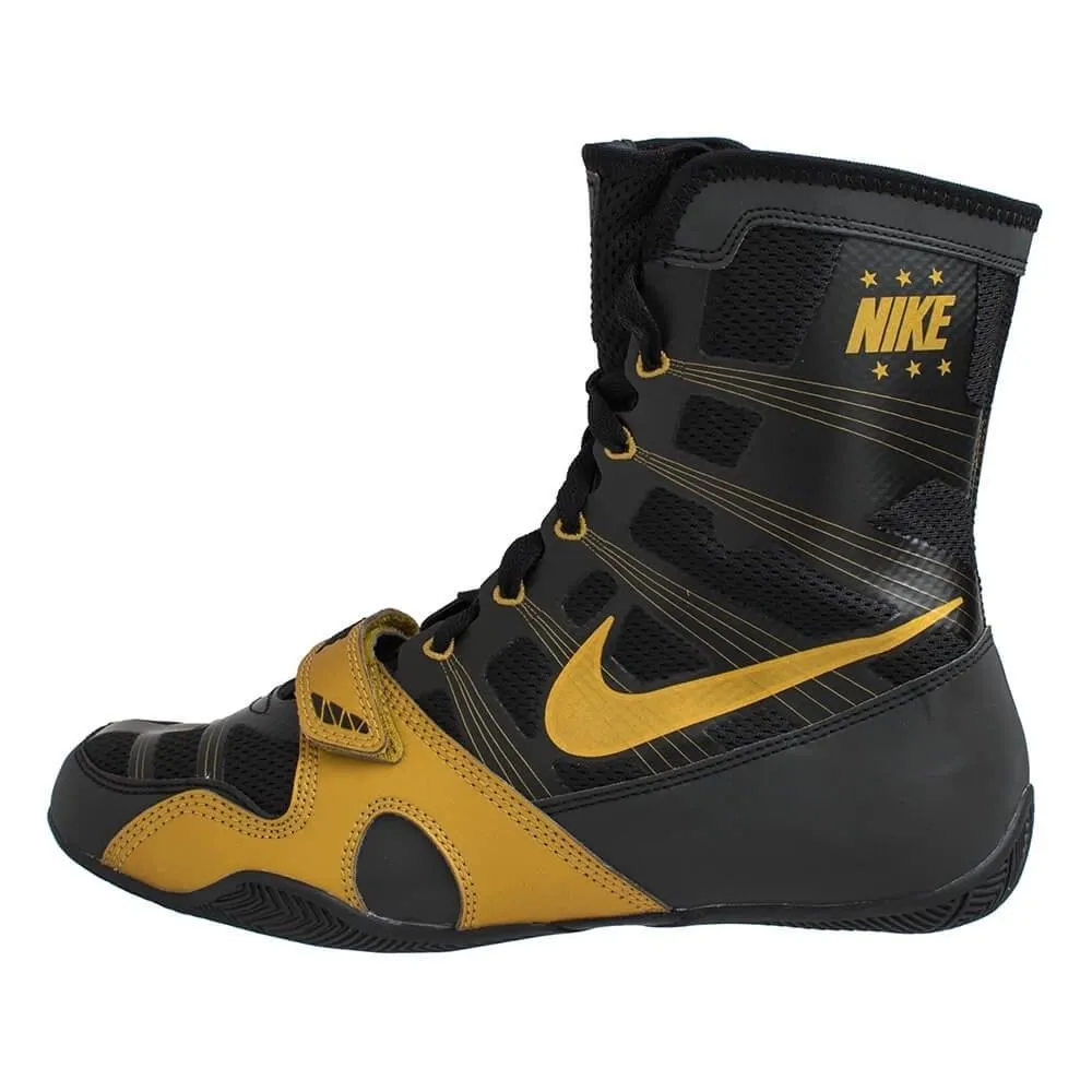 Nike Hyper KO Boxing Boots - Black/Gold