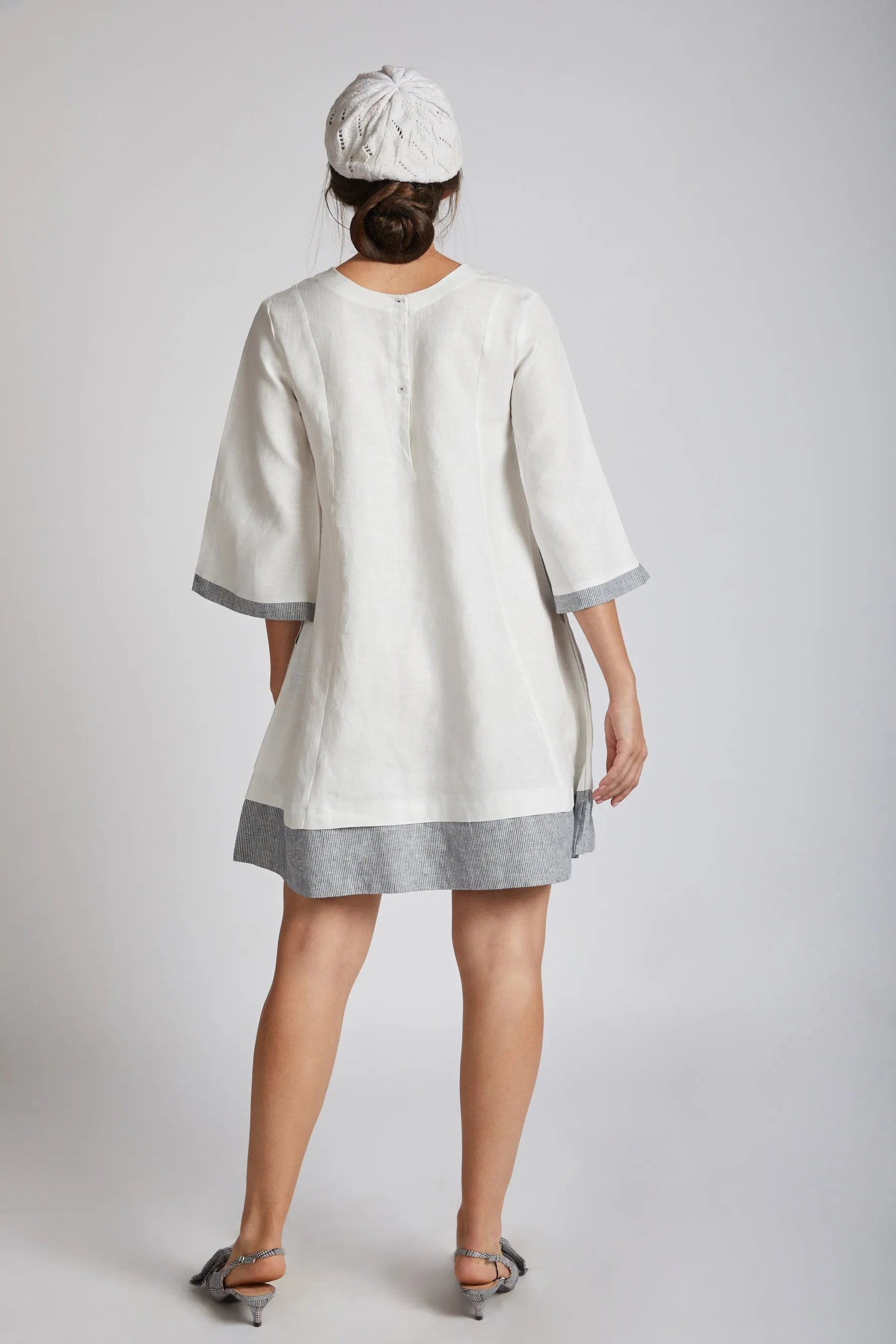 Papercrane Panelled Flared Dress