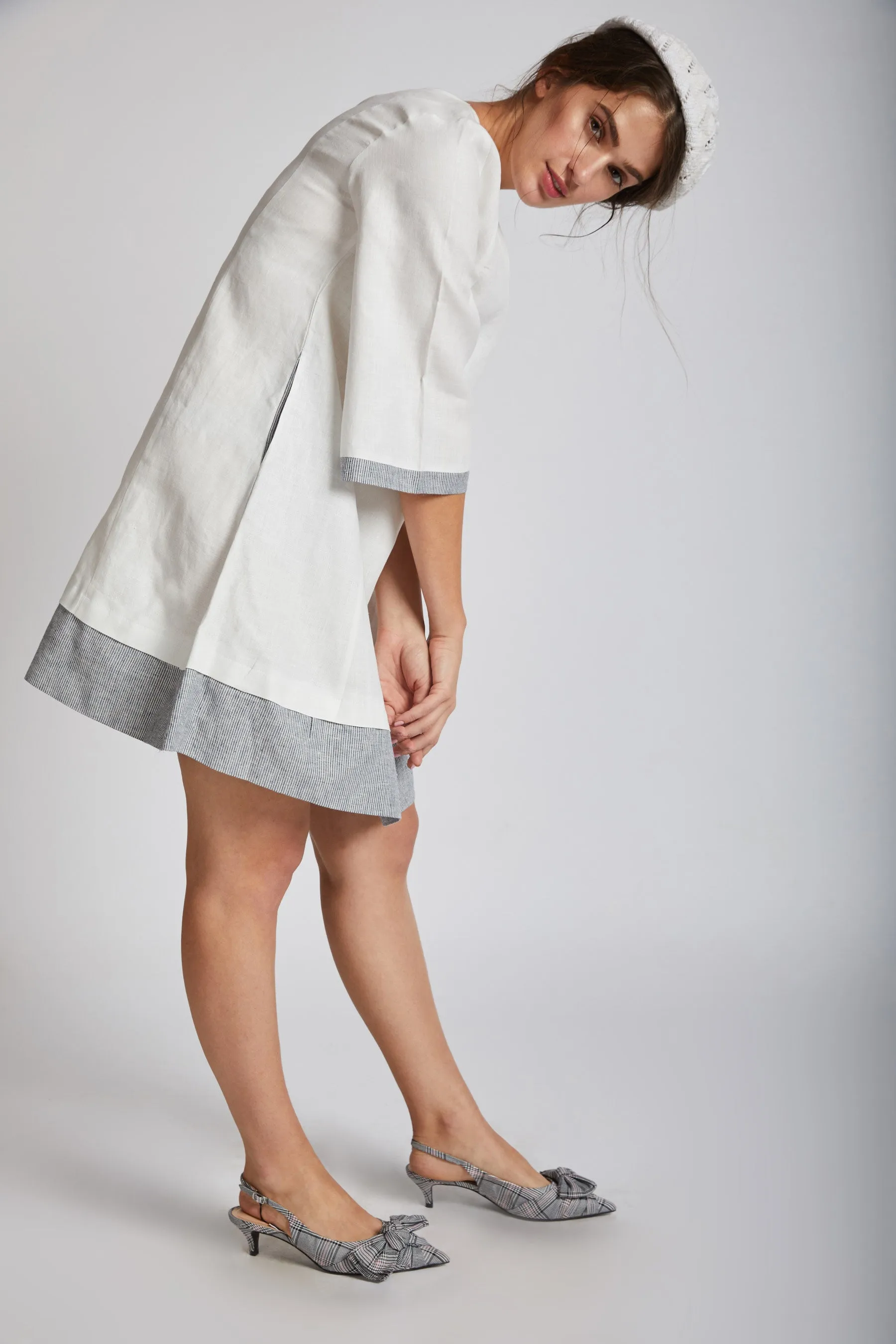 Papercrane Panelled Flared Dress