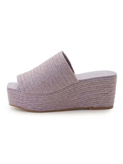 Platform Wedge Sole Sabot Sandals