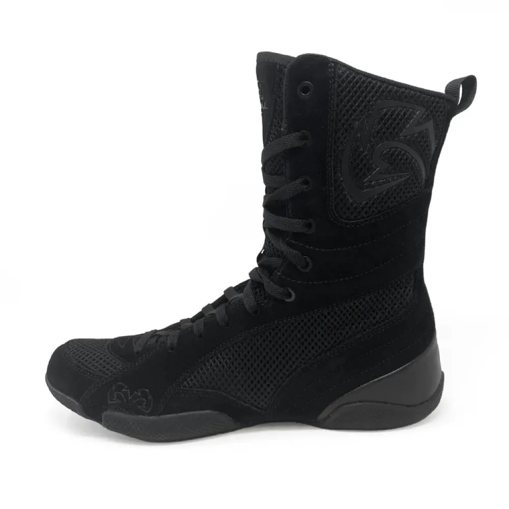 Rival RSX Guerrero High-Top Boxing Boots - Black