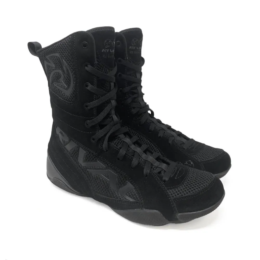 Rival RSX Guerrero High-Top Boxing Boots - Black