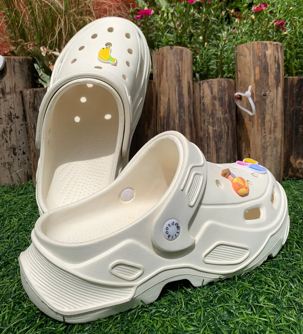 Tyler | Platform Cloud Slides Beach Sandals Garden Clogs