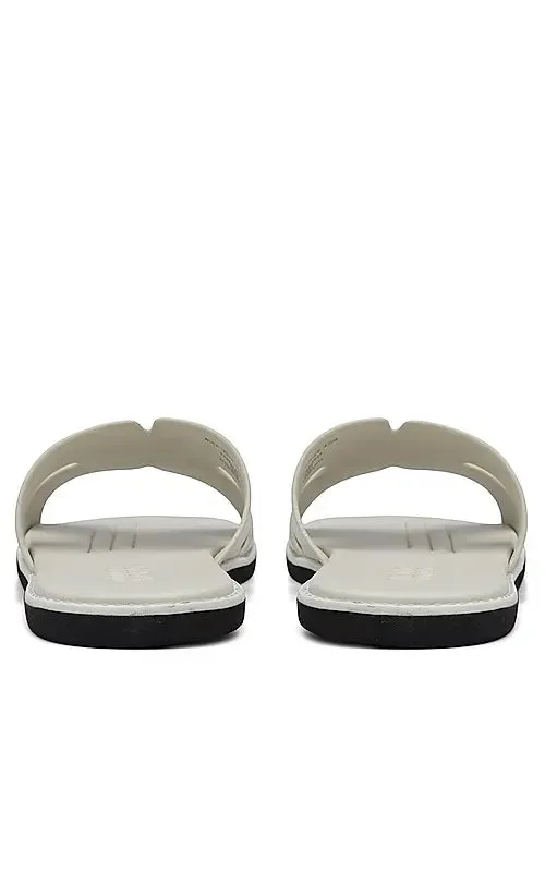 White Leather Slippers