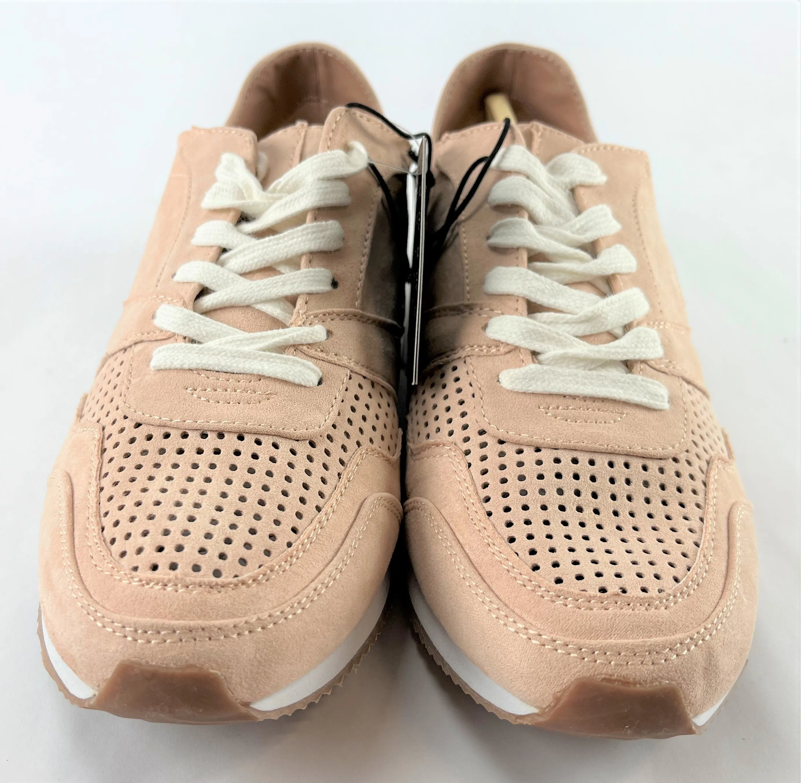 Women's dv Retro Style Effia Lace Up Jogger Sneakers Tennis Shoes Blush Size 10